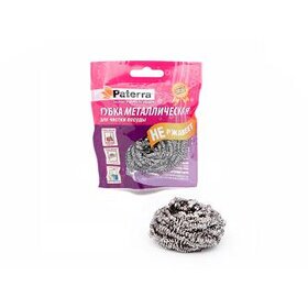 Мочалка из нержав стали 16гр спиральная Paterra (12/360)