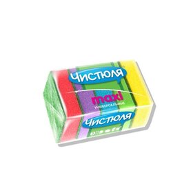 Губка д/посуды  5шт L Чистюля 64х96х27мм (72/288/2016)