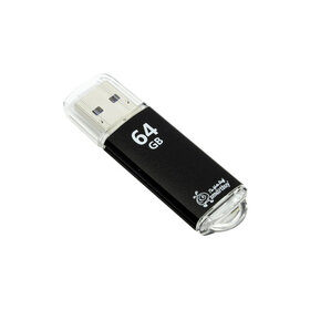Флэш-диск SmartBuy 64GB V-Cut черный