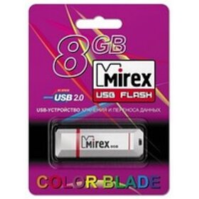 Флэш-диск Mirex 8GB Knight белый