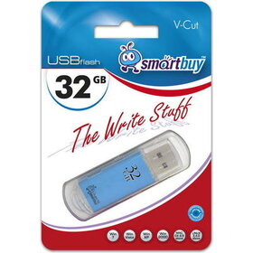 Флэш-диск SmartBuy 32GB V-Cut синий