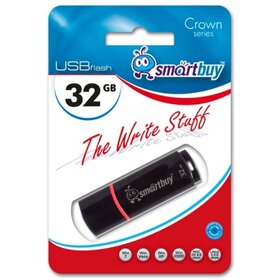 Флэш-диск SmartBuy 32GB Crown черный