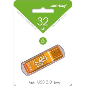 Флэш-диск SmartBuy 32GB Glossy оранж