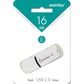 Флэш-диск SmartBuy 16GB Paean белый