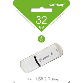 Флэш-диск SmartBuy 32GB Paean белый