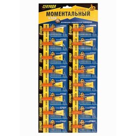 Суперклей 1гр карта 16хBl Секунда (16/288)
