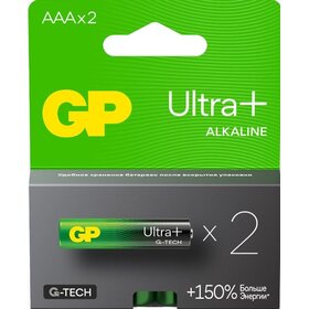 Батарейка LR 3 GP Ultra Plus G-Tech 2xBL (20/160)
