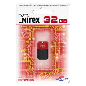 Флэш-диск Mirex 32GB Arton красный