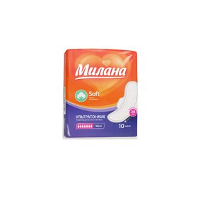 Прокладки ультратонкие Милана нов soft maxi 10шт (54)