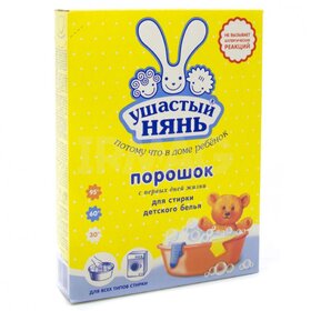 Порошок для стирки УшастыйНянь  400гр (22/1408) Акция