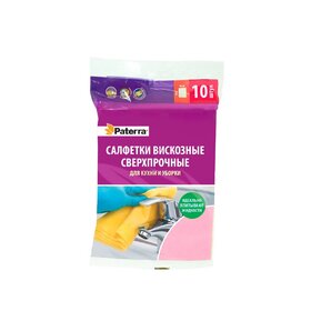 Салфетка виск 10шт 30х38см Paterra (20)