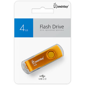 Флэш-диск SmartBuy 4GB Twist желтый