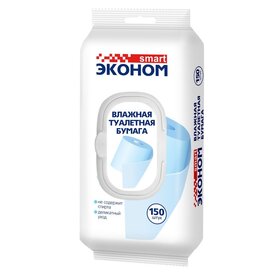 Туалетная бумага влажная Smart 150шт (24)
