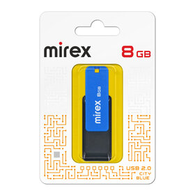 Флэш-диск Mirex 8GB City синий