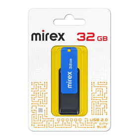 Флэш-диск Mirex 32GB City желтый