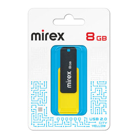 Флэш-диск Mirex 8GB City желтый