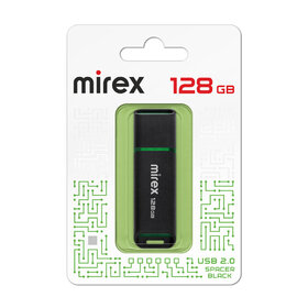 Флэш-диск Mirex 128GB Spacer черный
