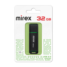 Флэш-диск Mirex 32GB Spacer черный