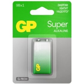 Батарейка 6LR61 GP Super G-Tech 1xBL (10/200)