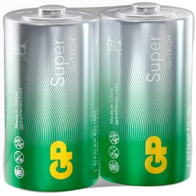 Батарейка LR20 GP Super G-Tech б/б 2S (20/120)