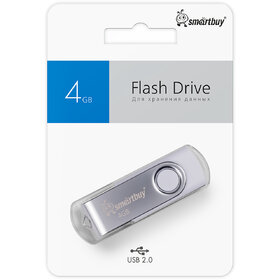 Флэш-диск SmartBuy 4GB Twist белый
