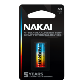 Батарейка 23A NAKAI 1шт/блистер (10/480)