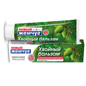 Зубная паста НовыйЖемчуг 100мл Хвойный бальзам (40)