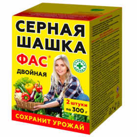Шашка серная Фас Премиум 2x300гр двойная (15)