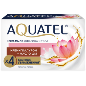 Мыло Aquatel 90г лепестки лотоса (24)