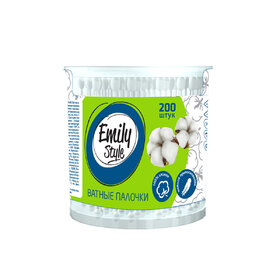 Ватные палочки Emily Style 200шт банка (24) Акция